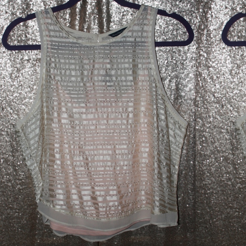 American Eagle Beaded Shell Cami